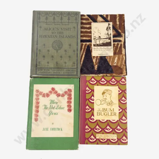 Jane Comstock - Three Vintage Fiction Volumes & Other