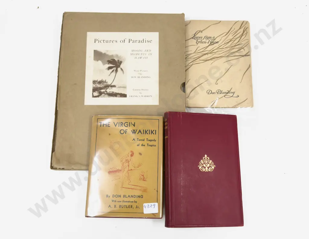 Don Blanding - Four Various Vintage Editions Image 1++