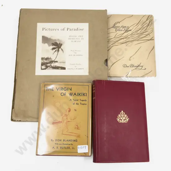 Don Blanding - Four Various Vintage Editions