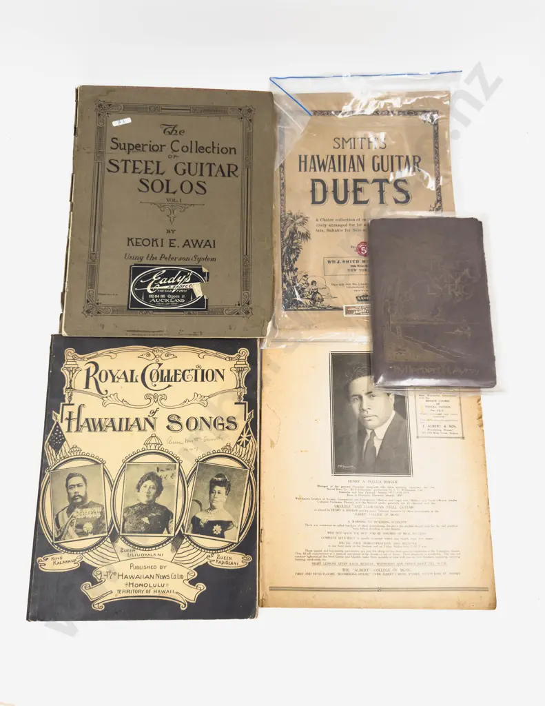 Six Vintage Volumes of Hawaiian Songs & Steel Guitar Music Image 1++