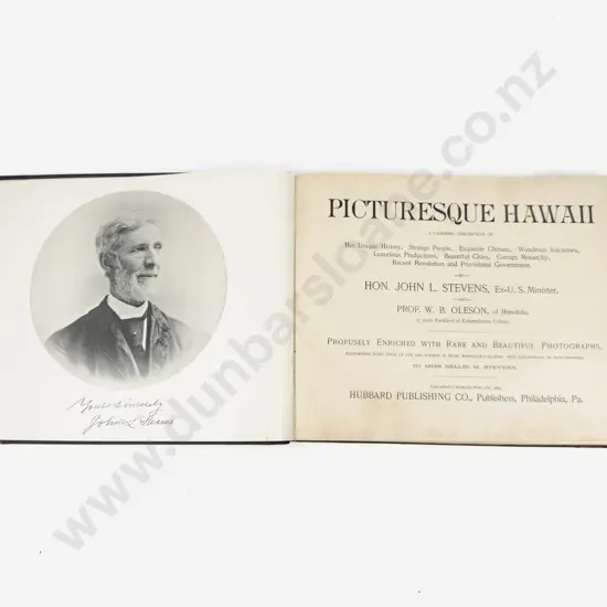 Hon John L Stevens - Picturesque Hawaii 1894