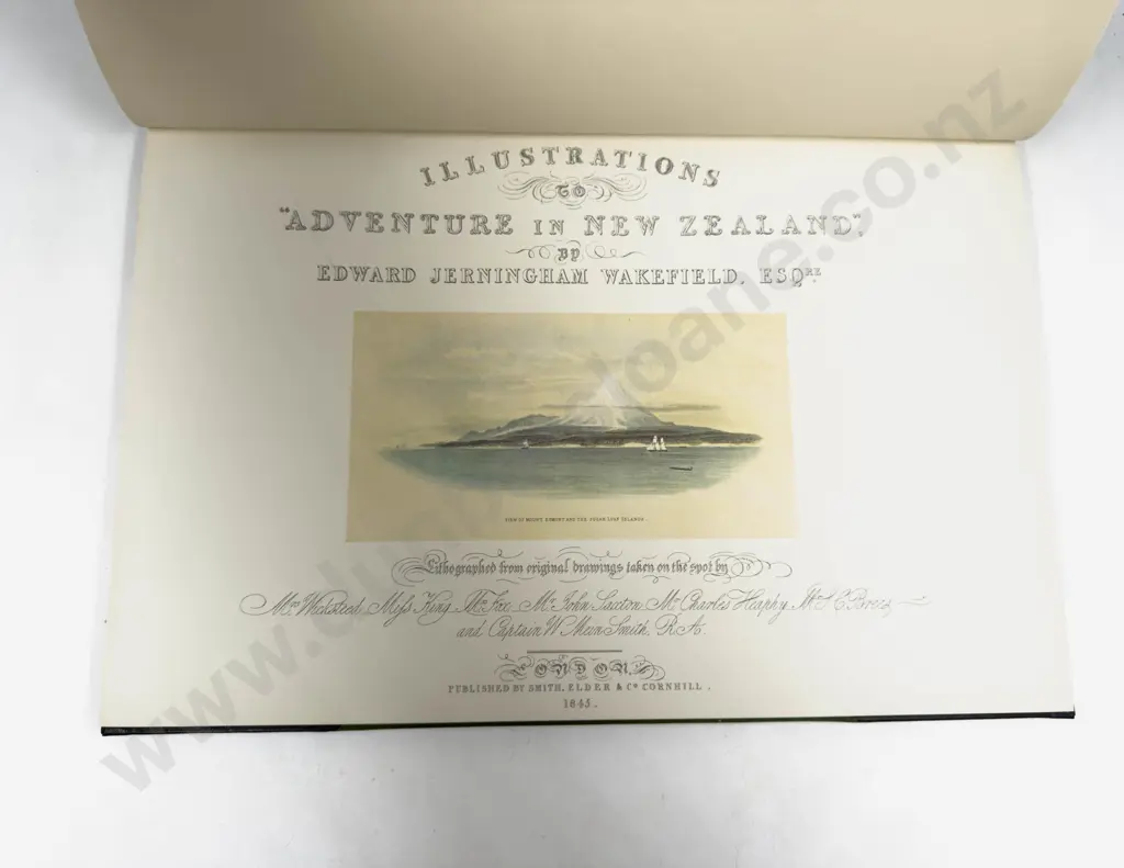 E J Wakefield - Illustrations to "Adventure In New Zealand" - Facsimile Edition Image 1++