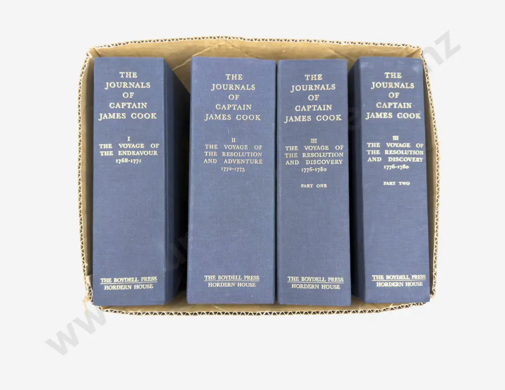 The Journals of Captain James Cook Volumes I - III Image 1++