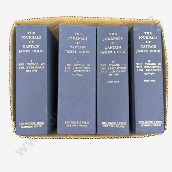The Journals of Captain James Cook Volumes I - III