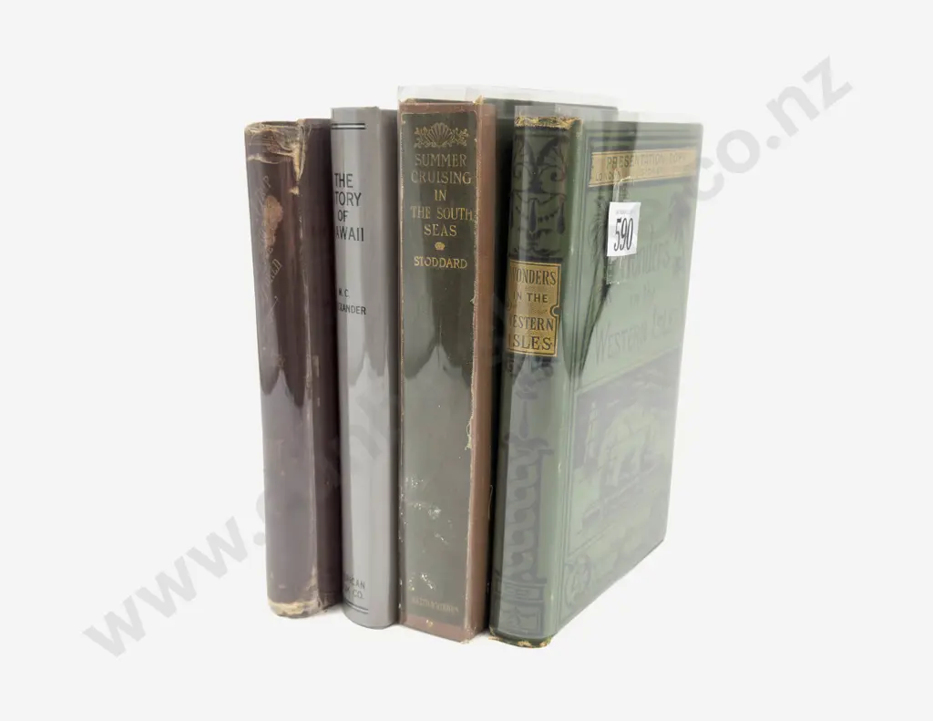 Four Vintage Volumes Pertaining to Hawaiian History Image 1++