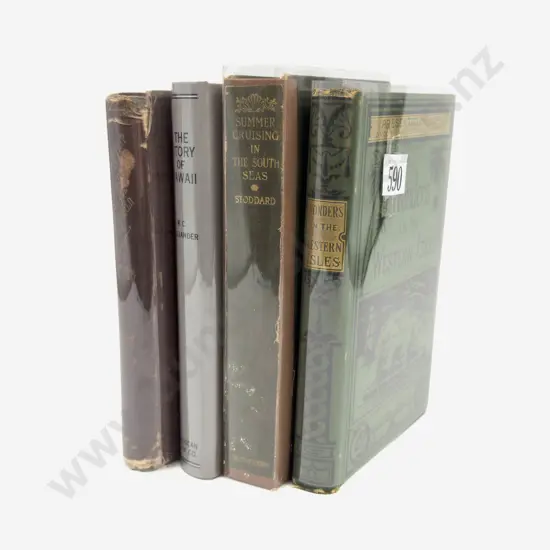Four Vintage Volumes Pertaining to Hawaiian History