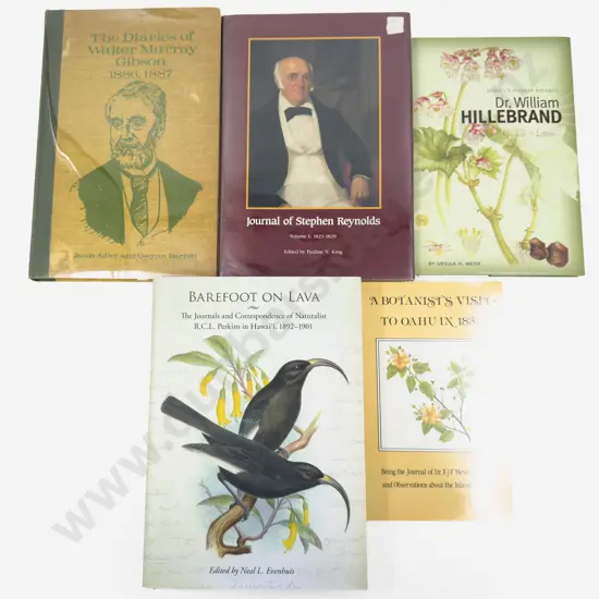 Five Volumes of Various C19th Naturalists Journals