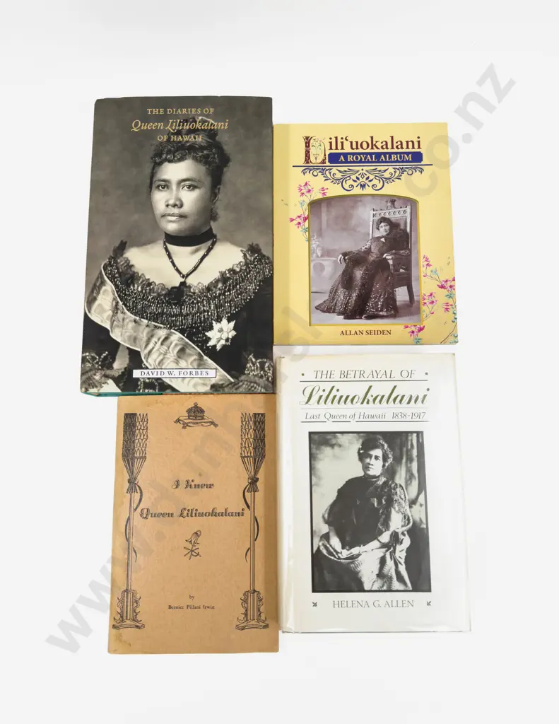 Four Volumes Pertaining to Queen Liliuokalani of Hawaii Image 1++
