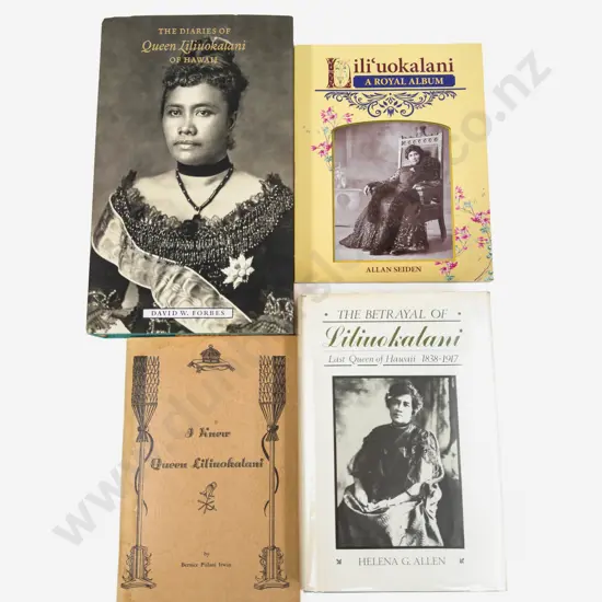 Four Volumes Pertaining to Queen Liliuokalani of Hawaii