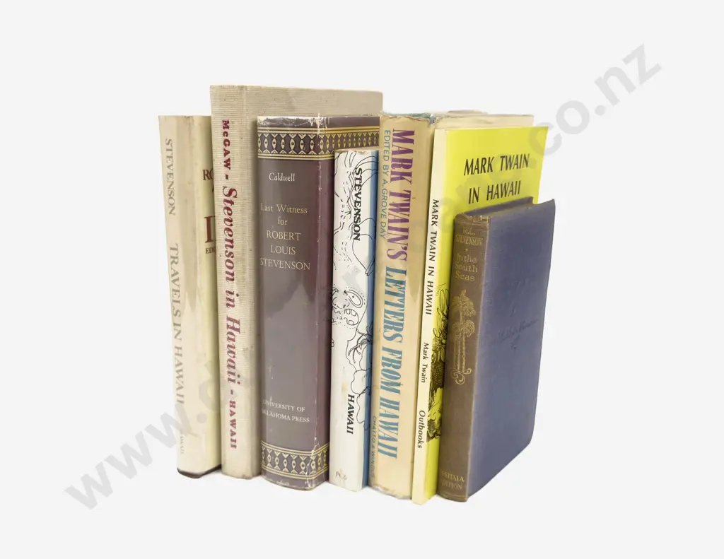 Seven Volumes Relating to R L Stevenson & Mark Twain Image 1++