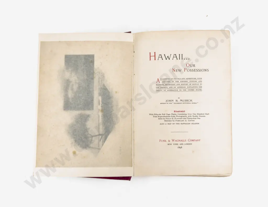 John R Musick - Hawaii Our New Possessions Image 1++