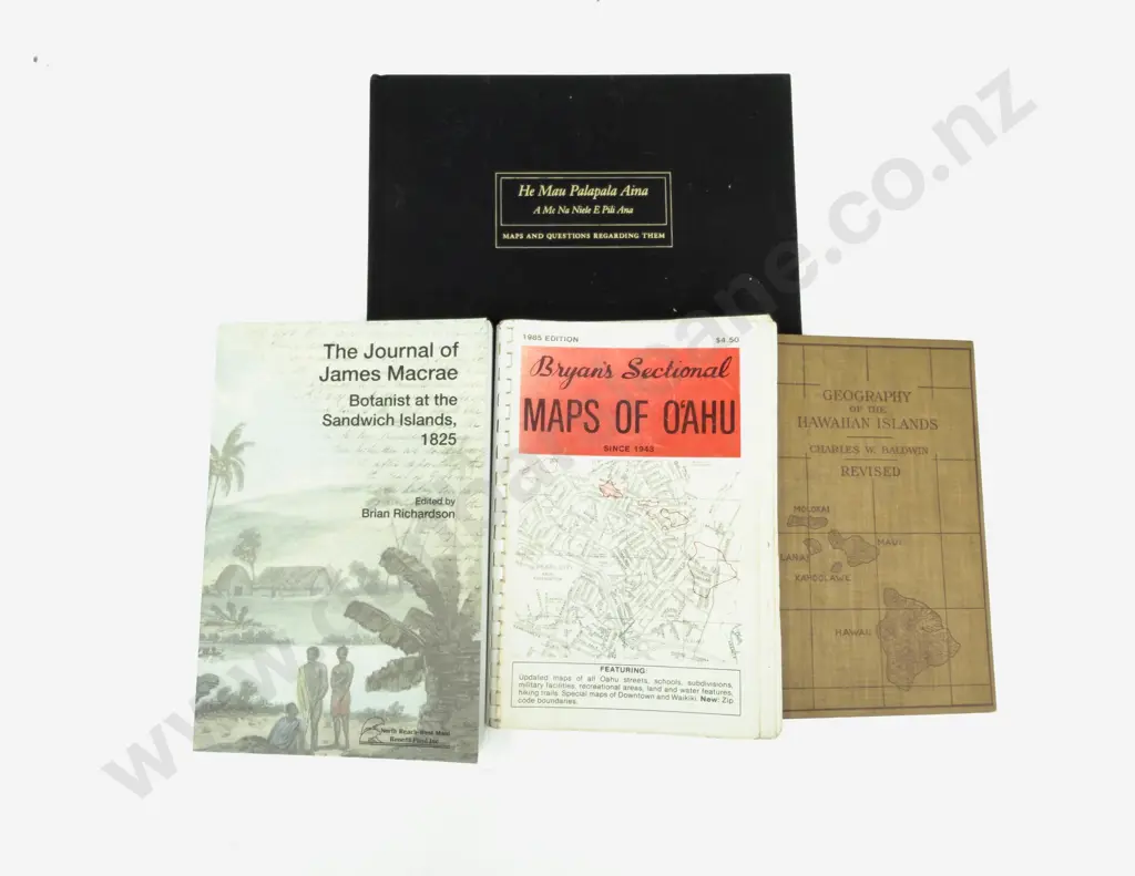 Four Volumes Relating To Hawaiian History Image 1++