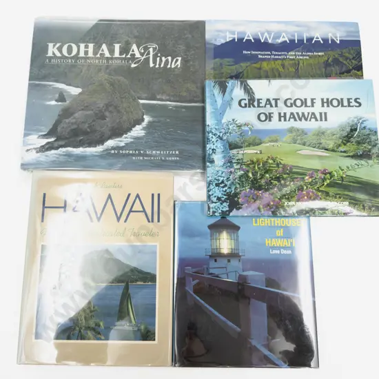 Five Large Format Volumes About Hawaii