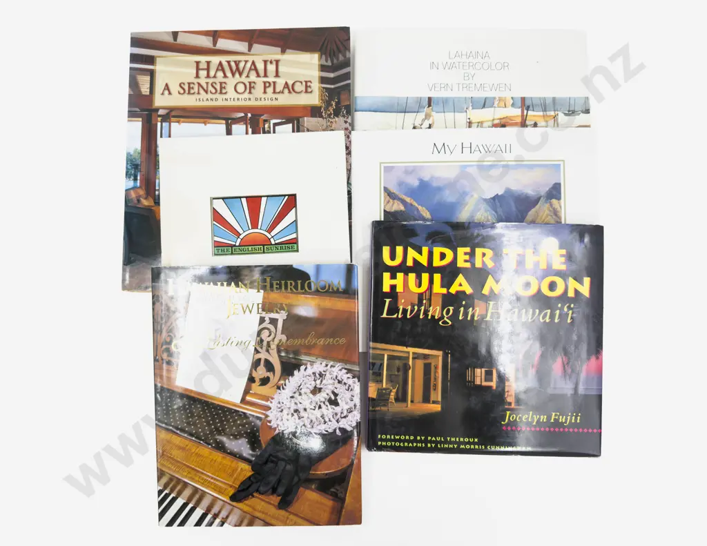 Six Hawaiian Art & Design Related Volumes Image 1++