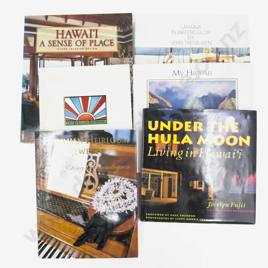 Six Hawaiian Art & Design Related Volumes