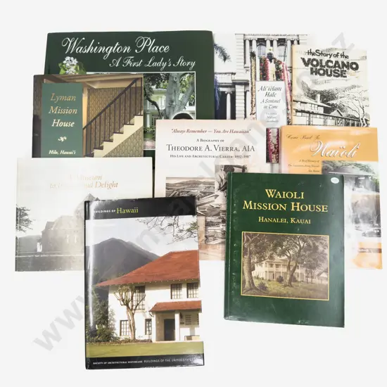 Eight Hawaiian Architecture & Design Related Volumes