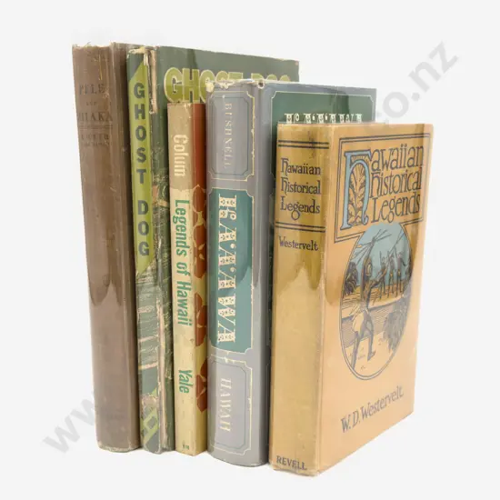 Five Vintage Volumes of Hawaiian Myths & Legends