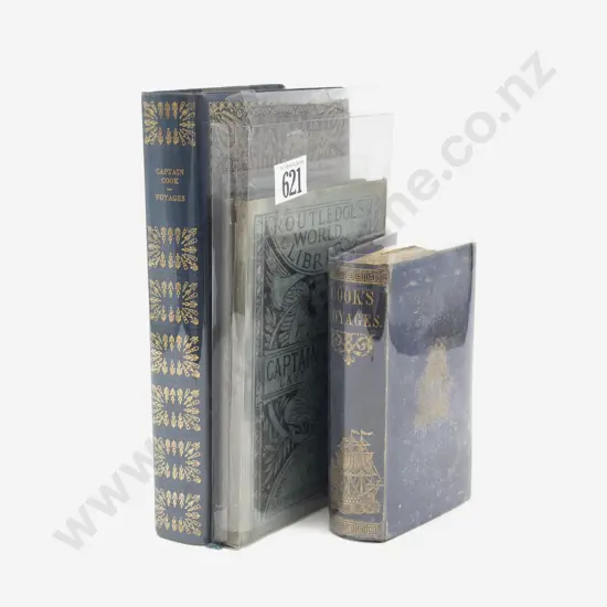 Three Vintage Volumes Relating to Captain Cook