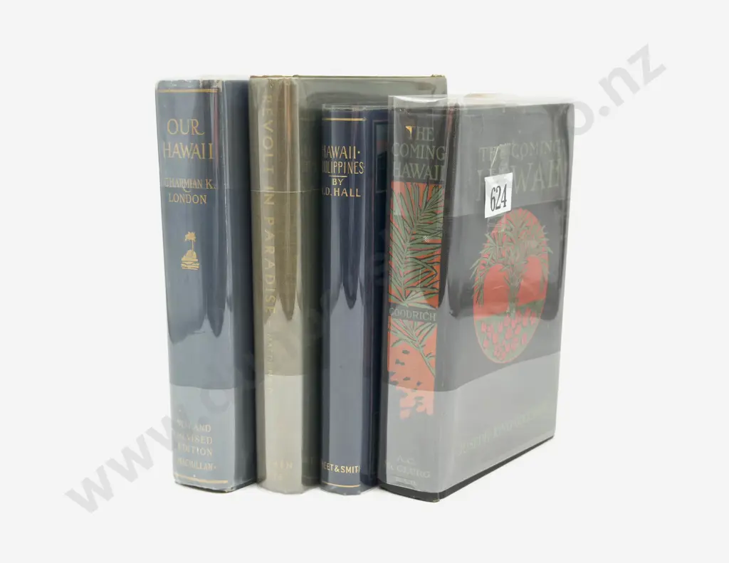 Four Volumes Relating to Hawaiian History Image 1++