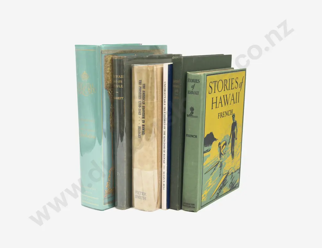 Six Volumes Relating to Hawaiian History Image 1++