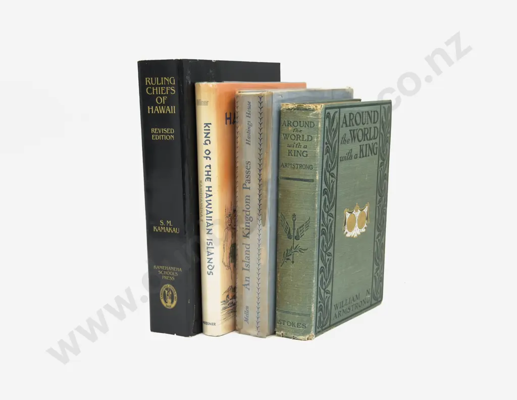 Four Volumes Relating to Hawaiian Kings Image 1++