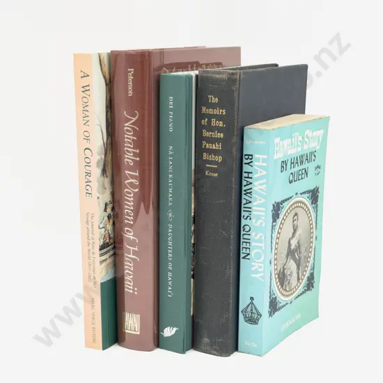 Five Volumes Pertaining to Notable Hawaiian Women