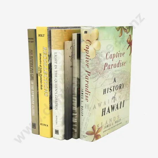 Six Volumes Pertaining To Hawaiian History
