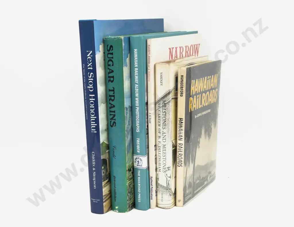 Six Volumes Relating to Hawaiian Railways Image 1++