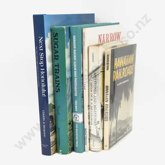 Six Volumes Relating to Hawaiian Railways