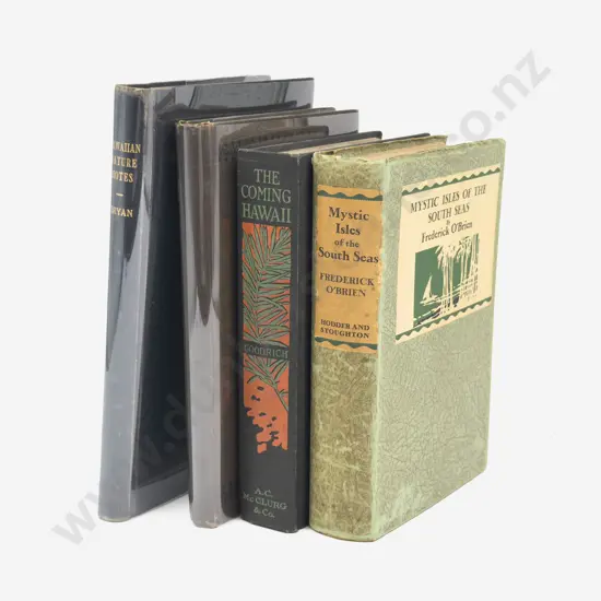 Four Vintage Volumes Pertaining to Hawaii