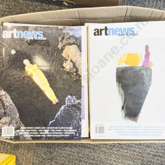 Box Quantity Art News Magazines
