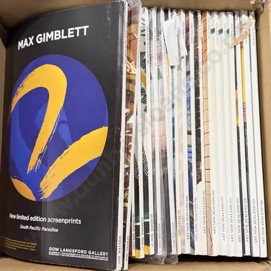 Box Quantity Art News Magazines