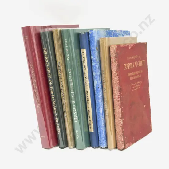 Eight Vintage & Modern Volumes Relating to the History of Hawaii