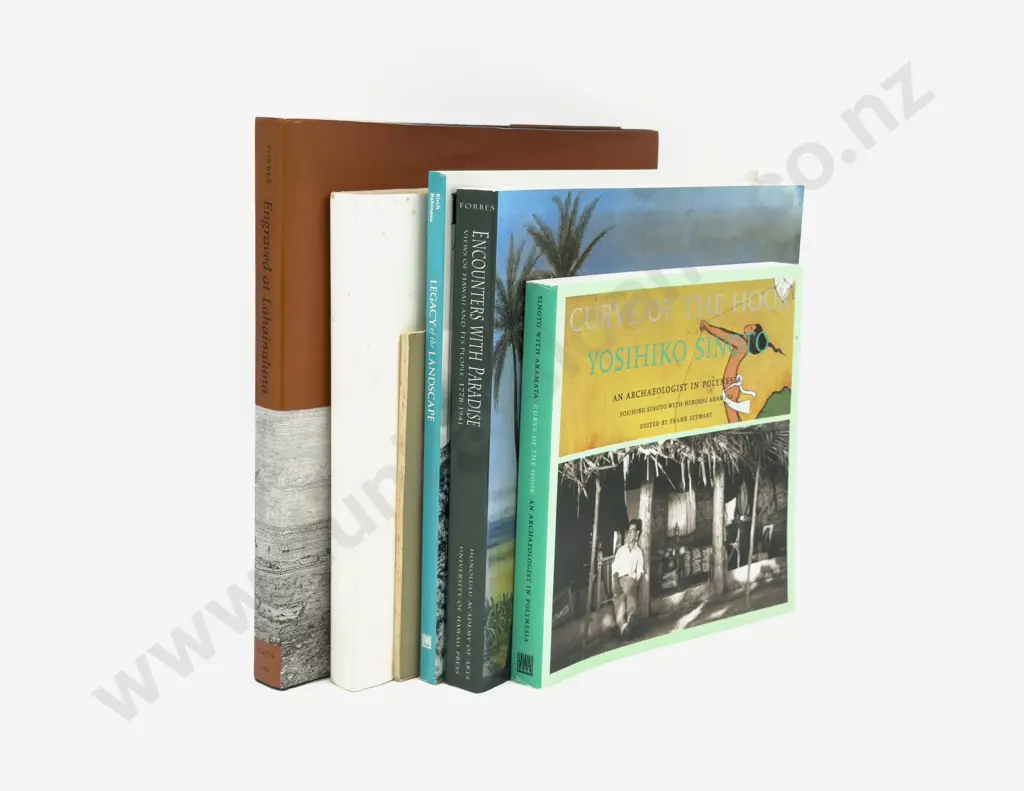 Six Volumes Relating To Hawaiian History & Archeology Image 1++