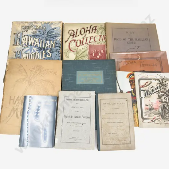 Eleven Vintage Volumes Incl Natural History of Hawaii