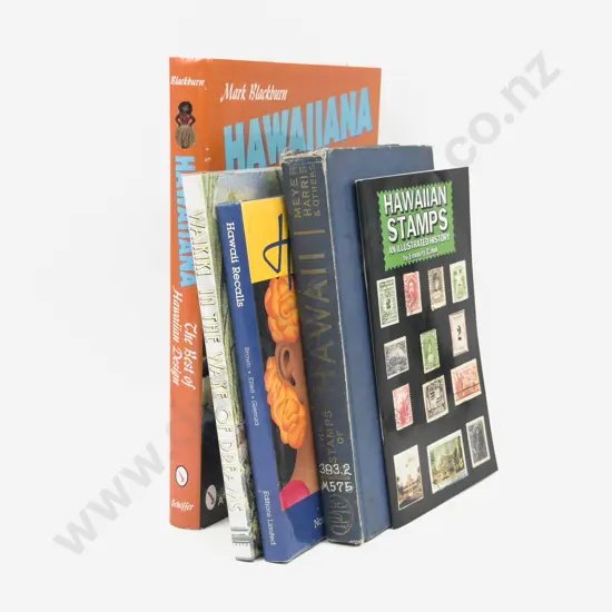 Four Volumes Relating To Hawaiian Design & Stamps