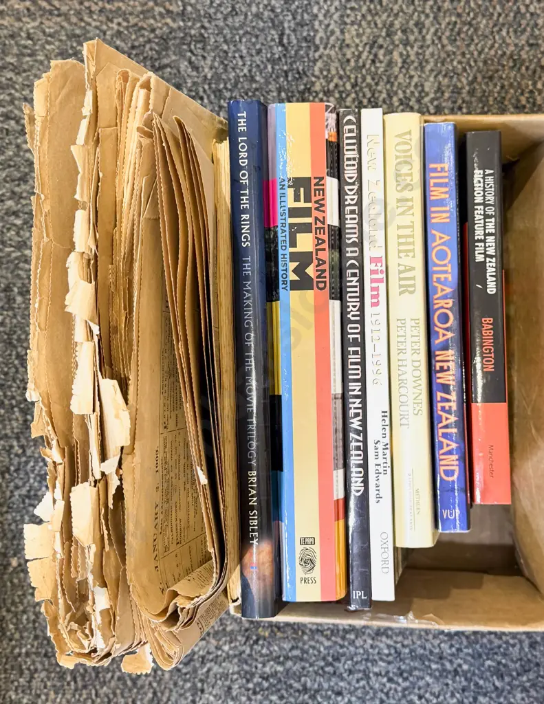 Box Assorted NZ Film Related Books Image 1++