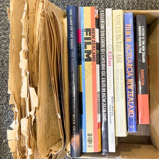 Box Assorted NZ Film Related Books