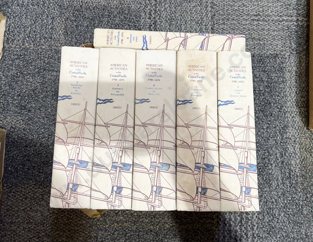 American Activities in the Central Pacific Vols 2-5 7 & 8 Image 1++