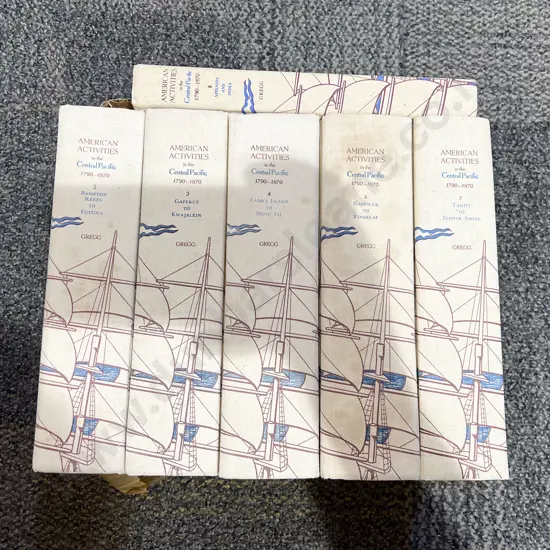 American Activities in the Central Pacific Vols 2-5 7 & 8