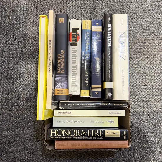 Box Assorted Books - Pearl Harbour