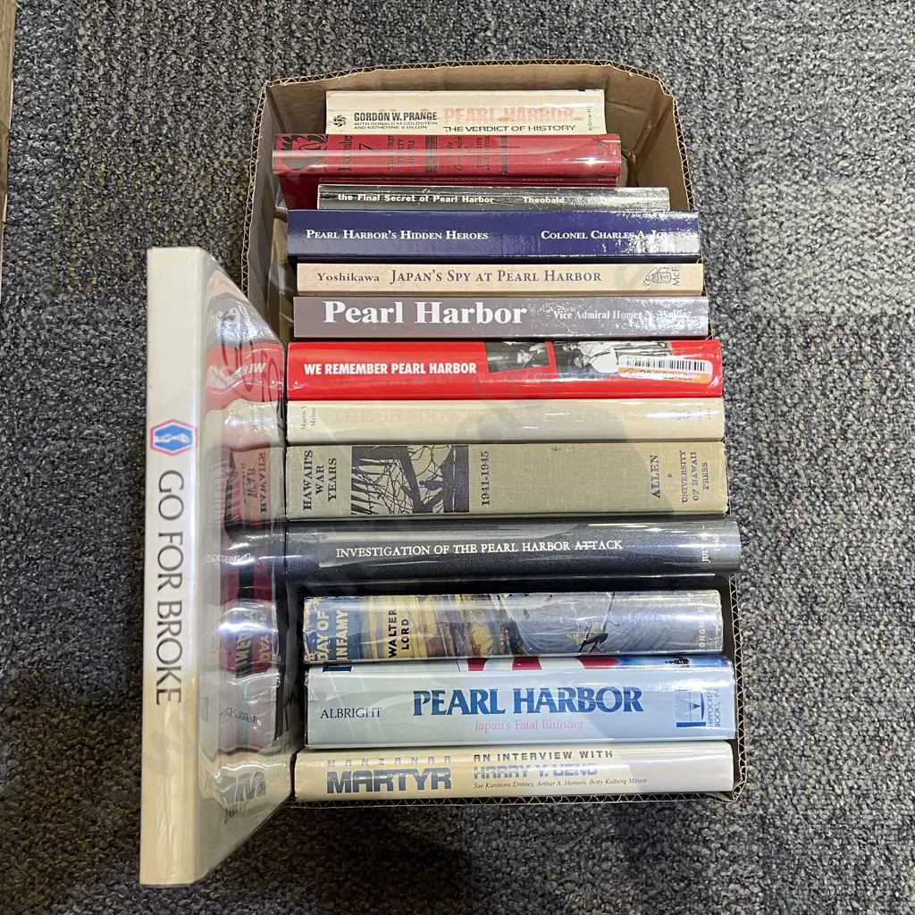 Box Assorted Books - Pearl Harbour Image 1++
