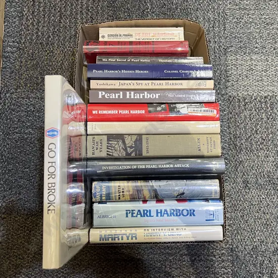 Box Assorted Books - Pearl Harbour