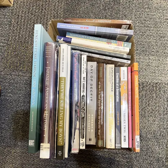 Box Assorted Books - Pearl Harbour