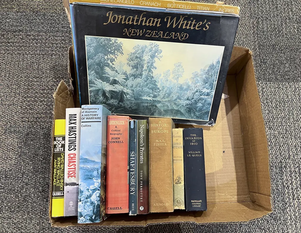 Box Assorted Books Image 1++