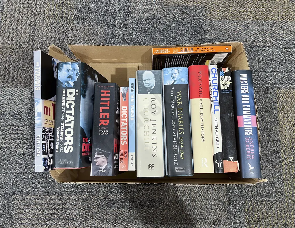 Box Assorted Military Volumes Image 1++