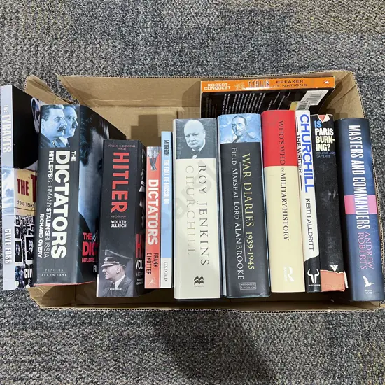 Box Assorted Military Volumes