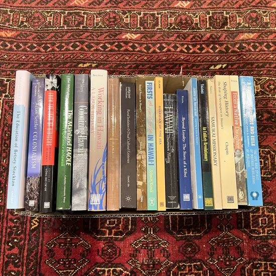 Box Assorted Books - Hawaiian History