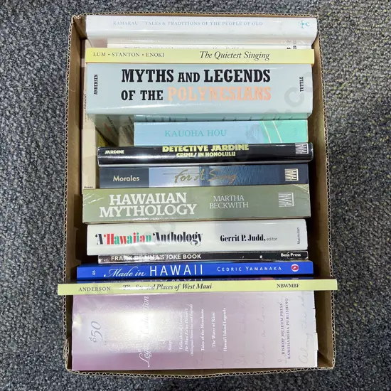 Box Assorted Books - Hawaiian Myths & Legends