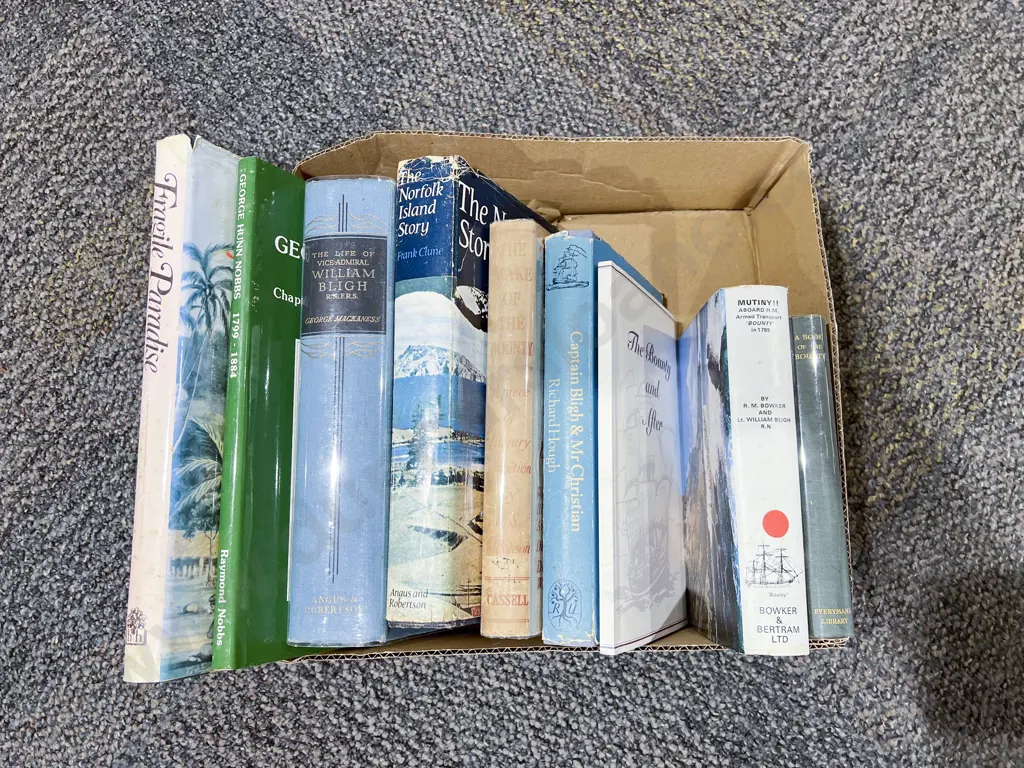 Box Assorted Books - Mutiny on the Bounty Interest Image 1++